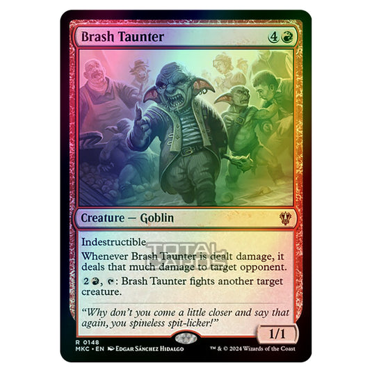 Magic The Gathering - Murders at Karlov Manor - Commander - Brash Taunter - 0148 (Foil)