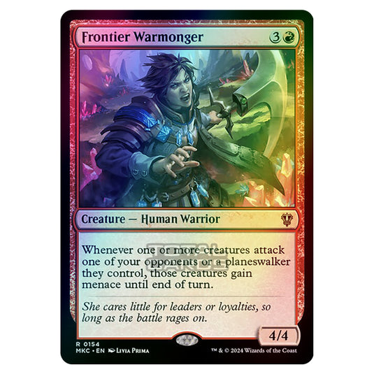 Magic The Gathering - Murders at Karlov Manor - Commander - Frontier Warmonger - 0154 (Foil)