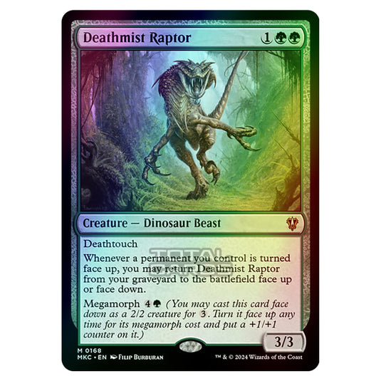 Magic The Gathering - Murders at Karlov Manor - Commander - Deathmist Raptor - 0168 (Foil)