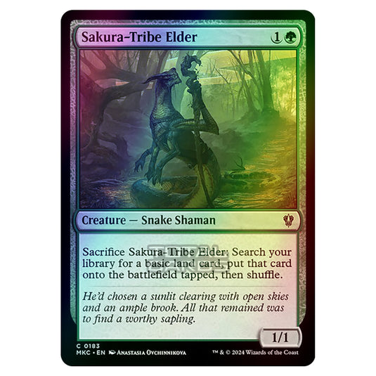 Magic The Gathering - Murders at Karlov Manor - Commander - Sakura-Tribe Elder - 0183 (Foil)