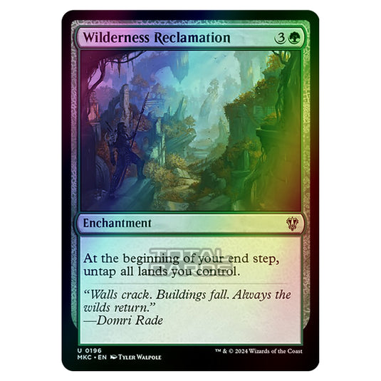 Magic The Gathering - Murders at Karlov Manor - Commander - Wilderness Reclamation - 0196 (Foil)