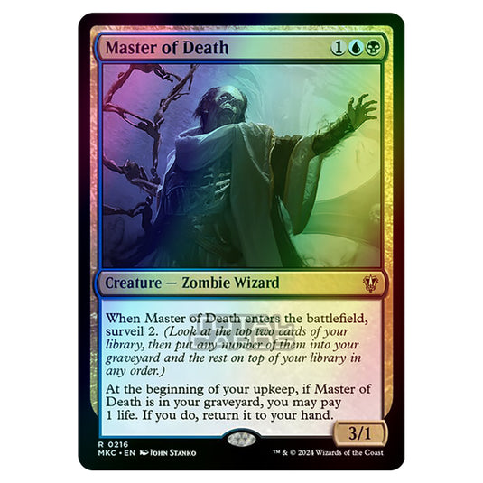 Magic The Gathering - Murders at Karlov Manor - Commander - Master of Death - 0216 (Foil)