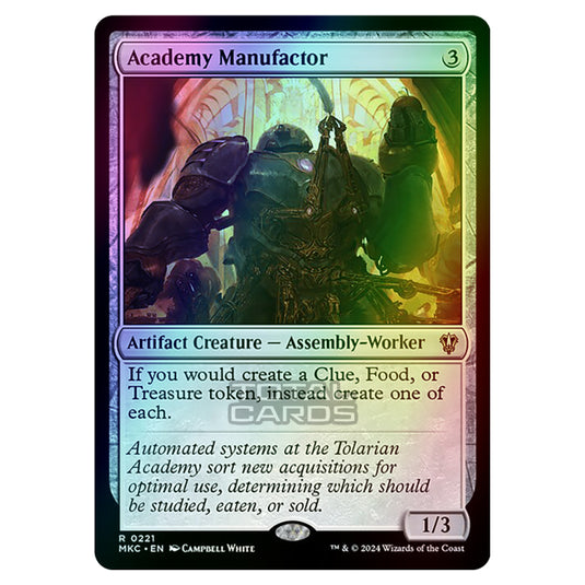 Magic The Gathering - Murders at Karlov Manor - Commander - Academy Manufactor - 0221 (Foil)