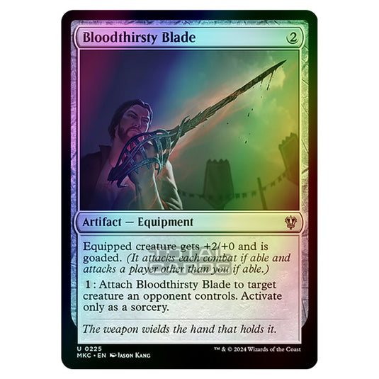 Magic The Gathering - Murders at Karlov Manor - Commander - Bloodthirsty Blade - 0225 (Foil)