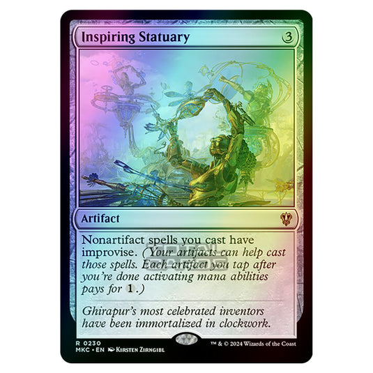 Magic The Gathering - Murders at Karlov Manor - Commander - Inspiring Statuary - 0230 (Foil)