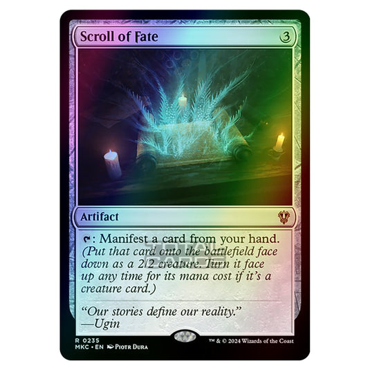 Magic The Gathering - Murders at Karlov Manor - Commander - Scroll of Fate - 0235 (Foil)