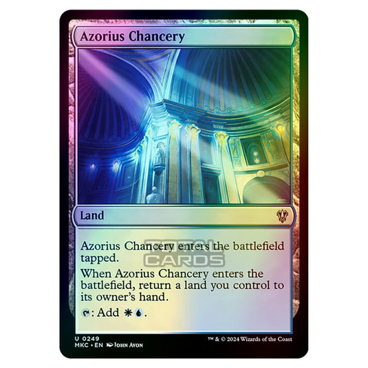 Magic The Gathering - Murders at Karlov Manor - Commander - Azorius Chancery - 0249 (Foil)