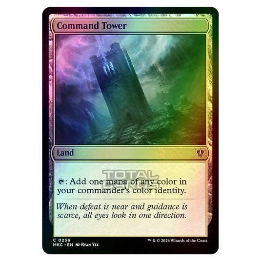 Magic The Gathering - Murders at Karlov Manor - Commander - Command Tower - 0256 (Foil)