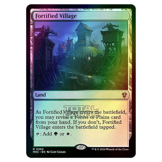 Magic The Gathering - Murders at Karlov Manor - Commander - Fortified Village - 0262 (Foil)