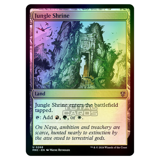 Magic The Gathering - Murders at Karlov Manor - Commander - Jungle Shrine - 0268 (Foil)