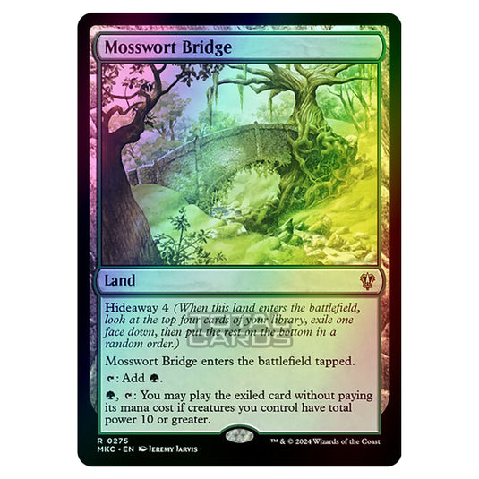 Magic The Gathering - Murders at Karlov Manor - Commander - Mosswort Bridge - 0275 (Foil)