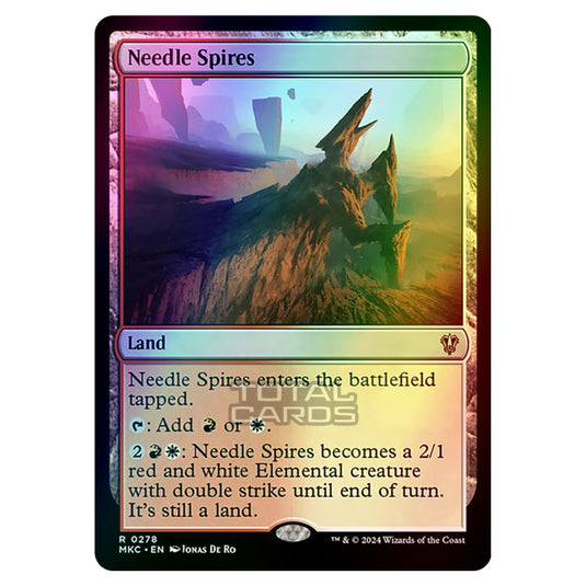 Magic The Gathering - Murders at Karlov Manor - Commander - Needle Spires - 0278 (Foil)