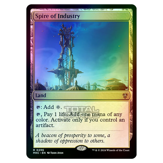 Magic The Gathering - Murders at Karlov Manor - Commander - Spire of Industry - 0296 (Foil)