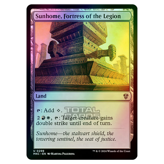 Magic The Gathering - Murders at Karlov Manor - Commander - Sunhome, Fortress of the Legion - 0298 (Foil)
