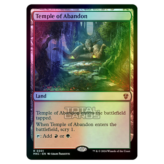 Magic The Gathering - Murders at Karlov Manor - Commander - Temple of Abandon - 0301 (Foil)