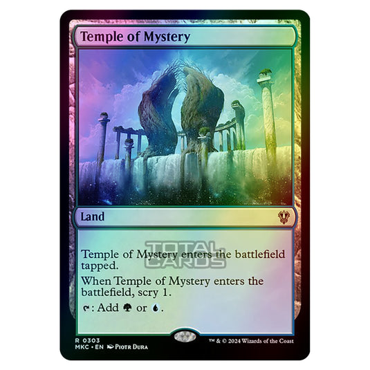 Magic The Gathering - Murders at Karlov Manor - Commander - Temple of Mystery - 0303 (Foil)
