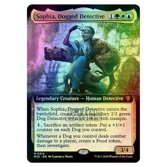 Magic The Gathering - Murders at Karlov Manor - Commander - Sophia, Dogged Detective - 0319 (Foil)