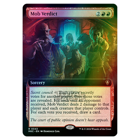 Magic The Gathering - Murders at Karlov Manor - Commander - Mob Verdict - 0343 (Foil)