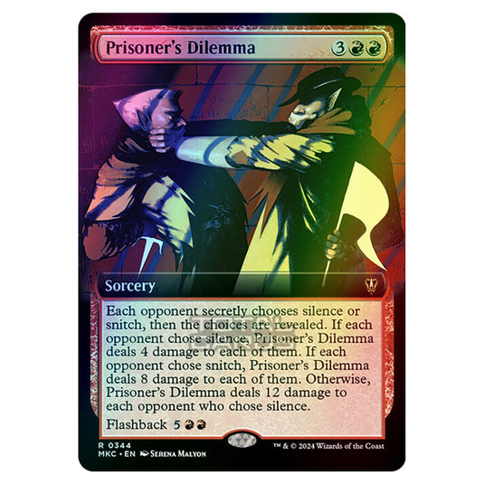 Magic The Gathering - Murders at Karlov Manor - Commander - Prisoner's Dilemma - 0344 (Foil)