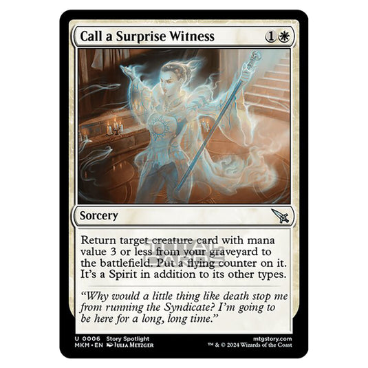 Magic The Gathering - Murders at Karlov Manor - Call a Surprise Witness - 0006