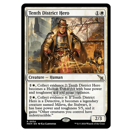 Magic The Gathering - Murders at Karlov Manor - Tenth District Hero - 0034