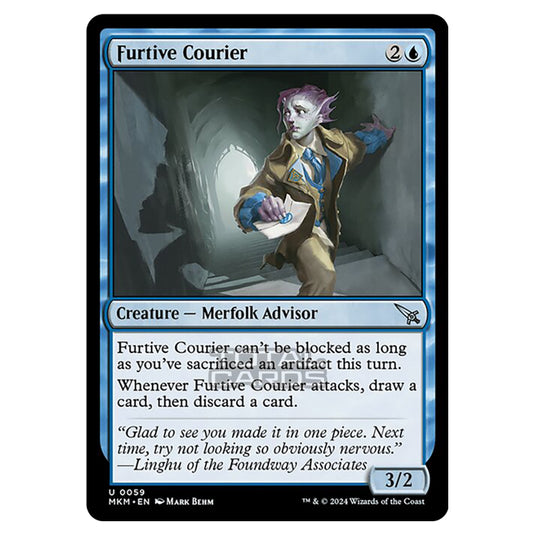 Magic The Gathering - Murders at Karlov Manor - Furtive Courier - 0059