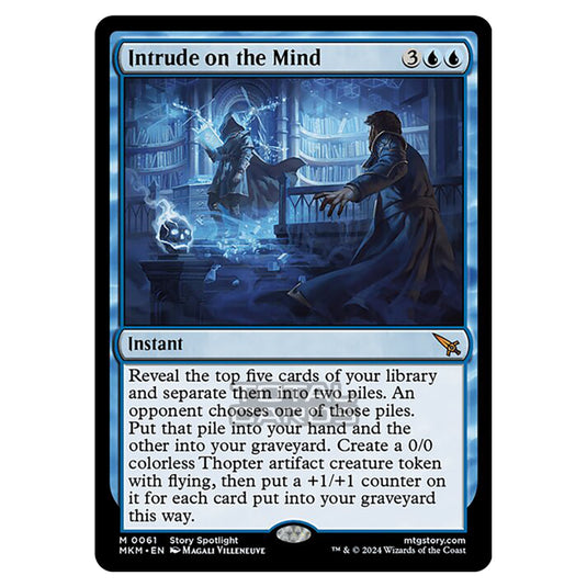 Magic The Gathering - Murders at Karlov Manor - Intrude on the Mind - 0061