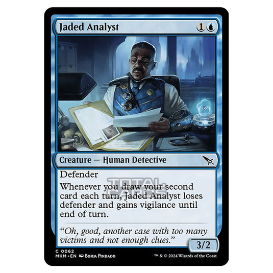 Magic The Gathering - Murders at Karlov Manor - Jaded Analyst - 0062