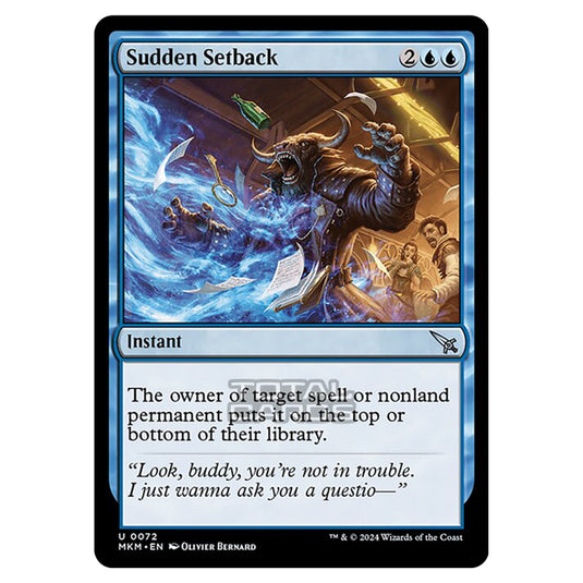 Magic The Gathering - Murders at Karlov Manor - Sudden Setback - 0072