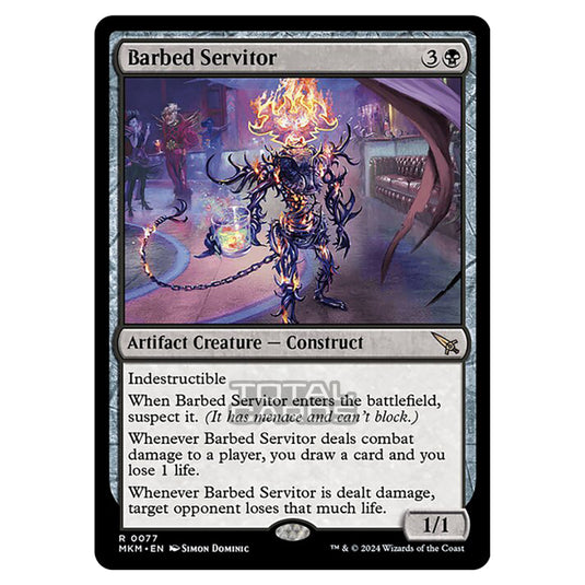 Magic The Gathering - Murders at Karlov Manor - Barbed Servitor - 0077