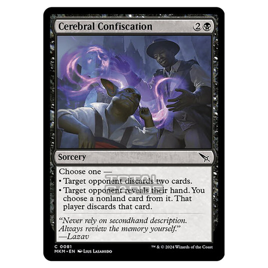 Magic The Gathering - Murders at Karlov Manor - Cerebral Confiscation - 0081