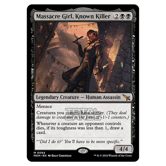 Magic The Gathering - Murders at Karlov Manor - Massacre Girl, Known Killer - 0094