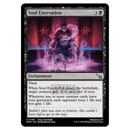 Magic The Gathering - Murders at Karlov Manor - Soul Enervation - 0106