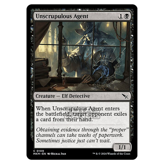 Magic The Gathering - Murders at Karlov Manor - Unscrupulous Agent - 0109