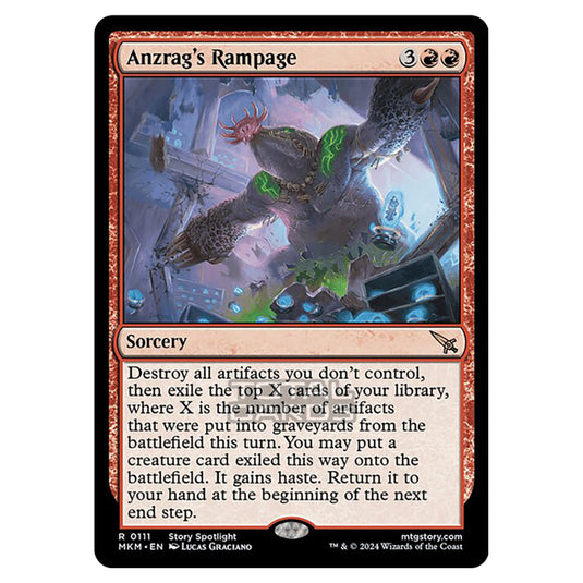 Magic The Gathering - Murders at Karlov Manor - Anzrag's Rampage - 0111