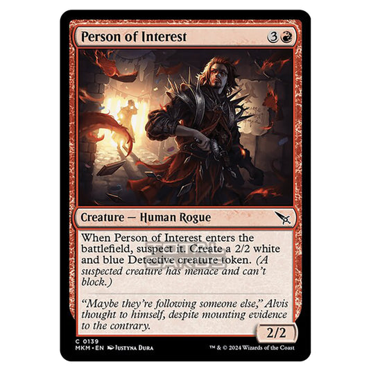 Magic The Gathering - Murders at Karlov Manor - Person of Interest - 0139