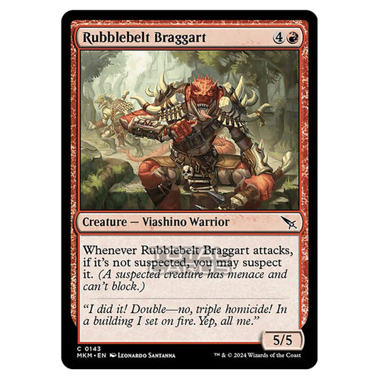 Magic The Gathering - Murders at Karlov Manor - Rubblebelt Braggart - 0143