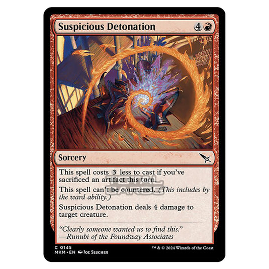 Magic The Gathering - Murders at Karlov Manor - Suspicious Detonation - 0145