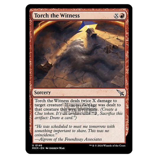 Magic The Gathering - Murders at Karlov Manor - Torch the Witness - 0146