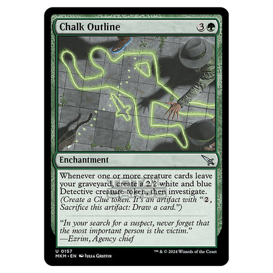 Magic The Gathering - Murders at Karlov Manor - Chalk Outline - 0157