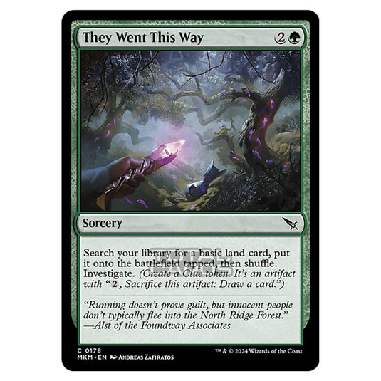 Magic The Gathering - Murders at Karlov Manor - They Went This Way - 0178