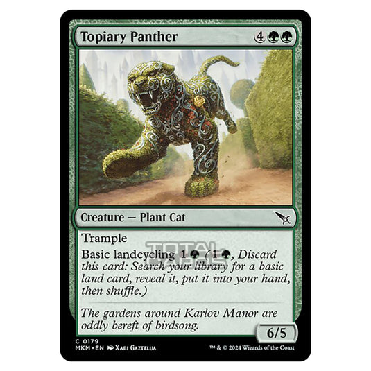 Magic The Gathering - Murders at Karlov Manor - Topiary Panther - 0179