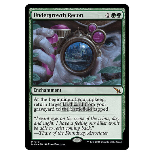 Magic The Gathering - Murders at Karlov Manor - Undergrowth Recon - 0181