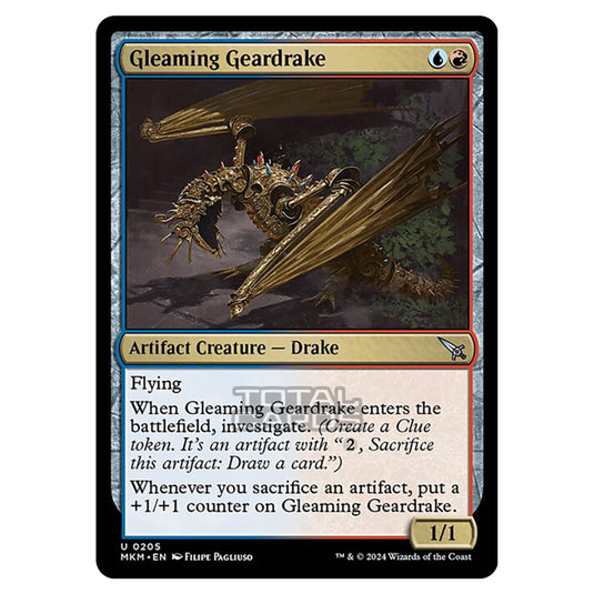 Magic The Gathering - Murders at Karlov Manor - Gleaming Geardrake - 0205