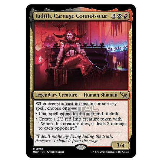Magic The Gathering - Murders at Karlov Manor - Judith, Carnage Connoisseur - 0210