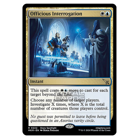 Magic The Gathering - Murders at Karlov Manor - Officious Interrogation - 0222