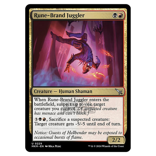 Magic The Gathering - Murders at Karlov Manor - Rune-Brand Juggler - 0229