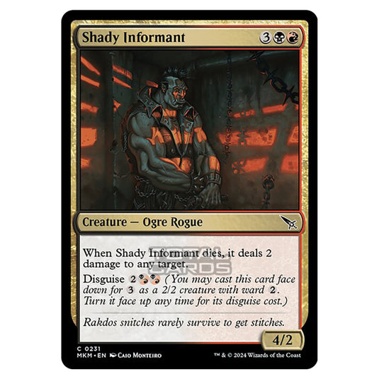 Magic The Gathering - Murders at Karlov Manor - Shady Informant - 0231