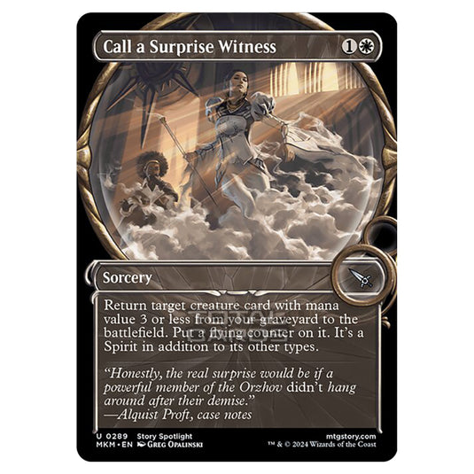 Magic The Gathering - Murders at Karlov Manor - Call a Surprise Witness - 0289