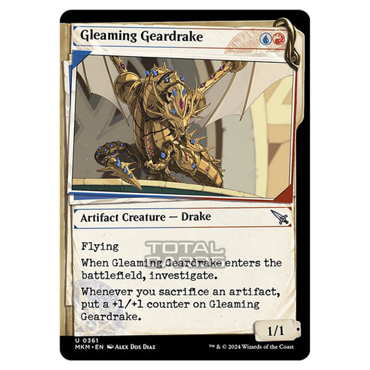 Magic The Gathering - Murders at Karlov Manor - Gleaming Geardrake - 0361